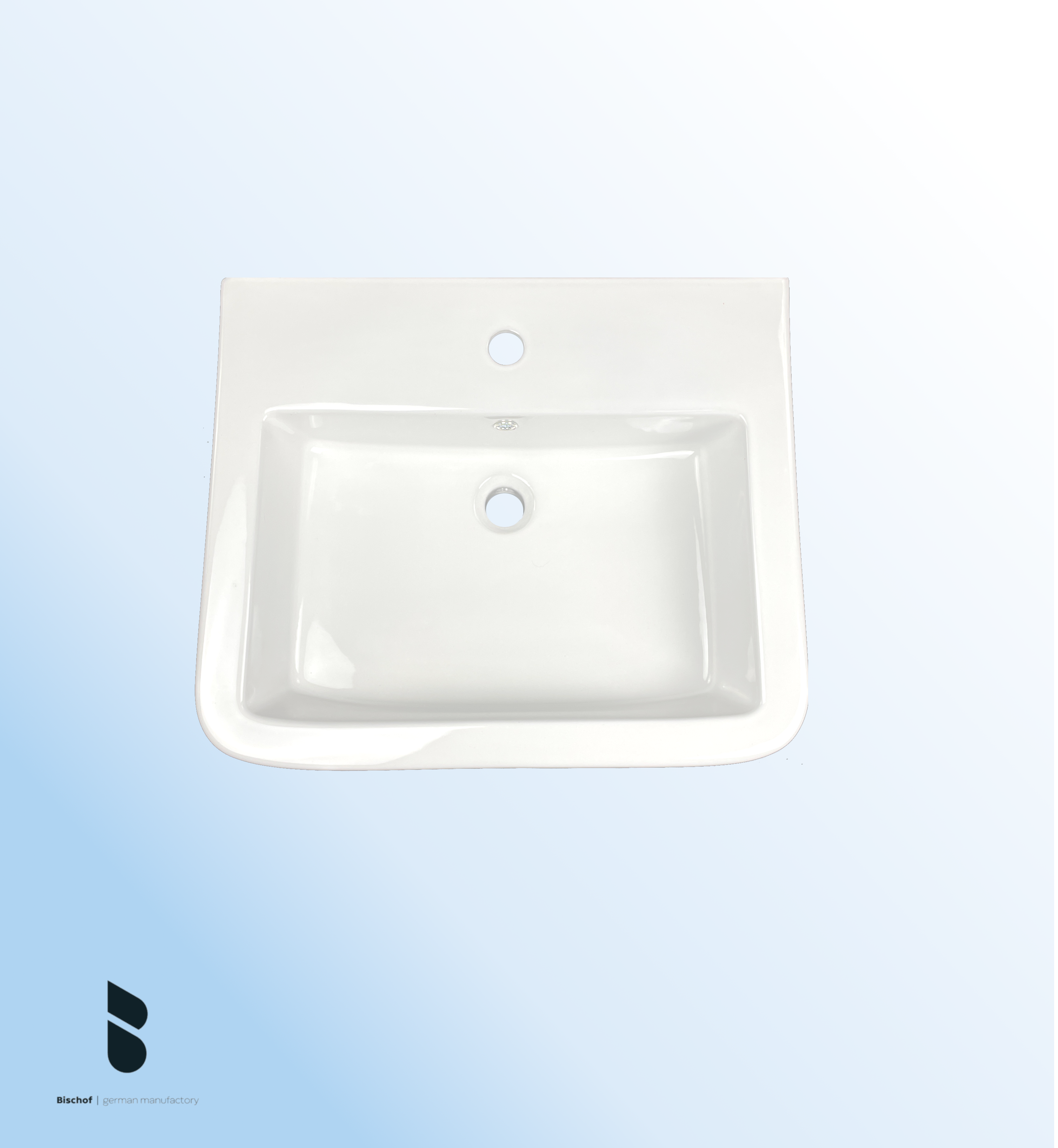 ABVERKAUF // Plano Waschtisch 60cm weiss, wandhängend oder als Aufsatz