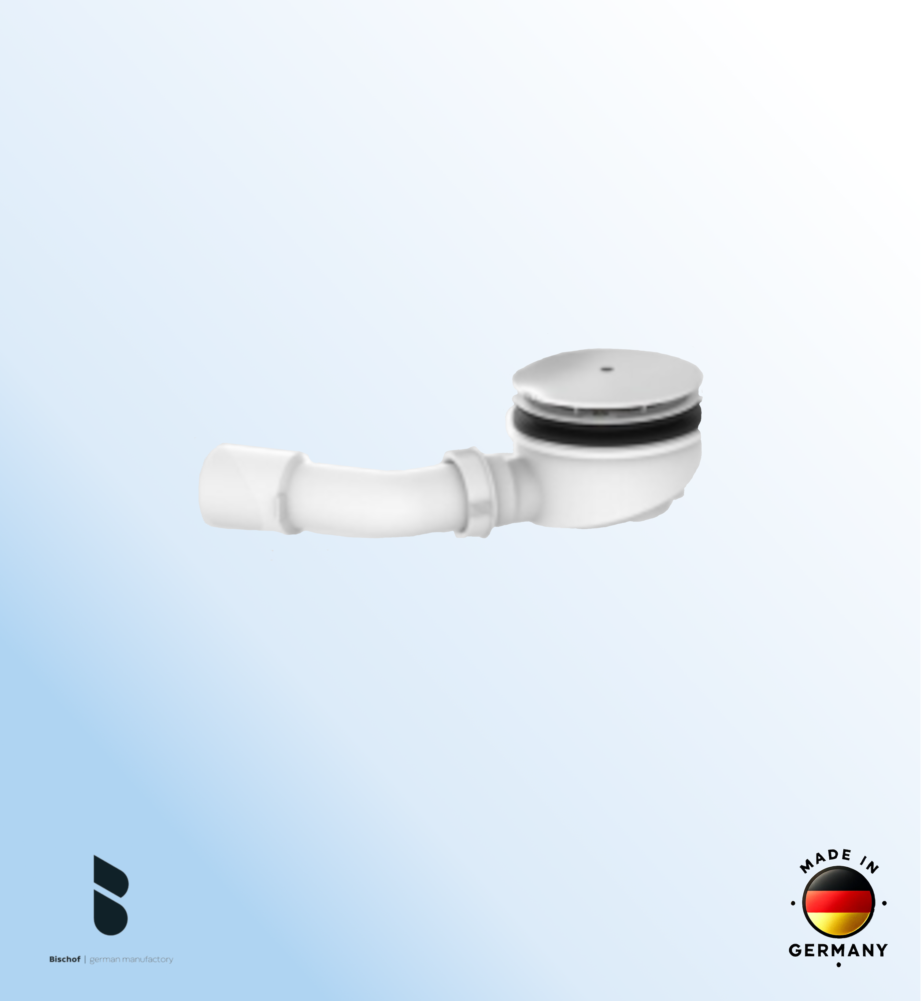 Duschablauf  DN 90 für Duschbecken SANIT 60mm EXTRA flach