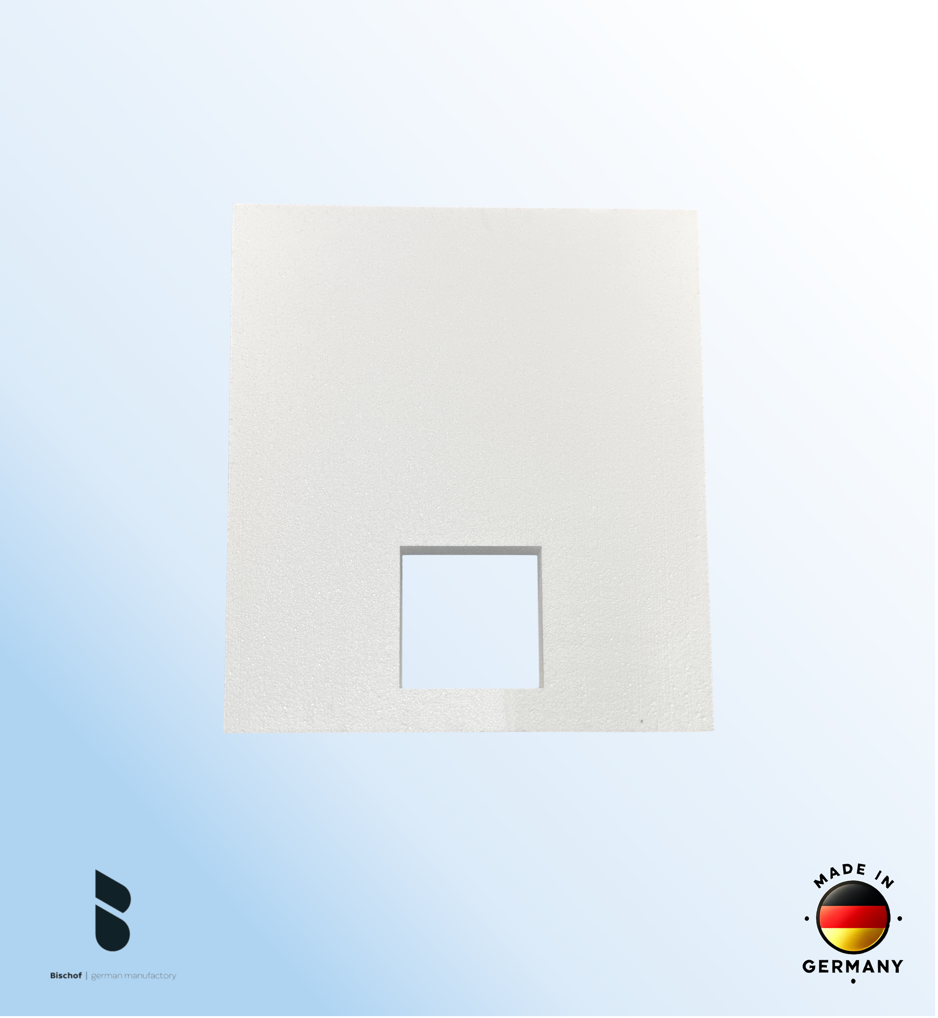 EPS -Träger Hamburg 90x80cm weiß, Höhe 8,5cm EPS-Block