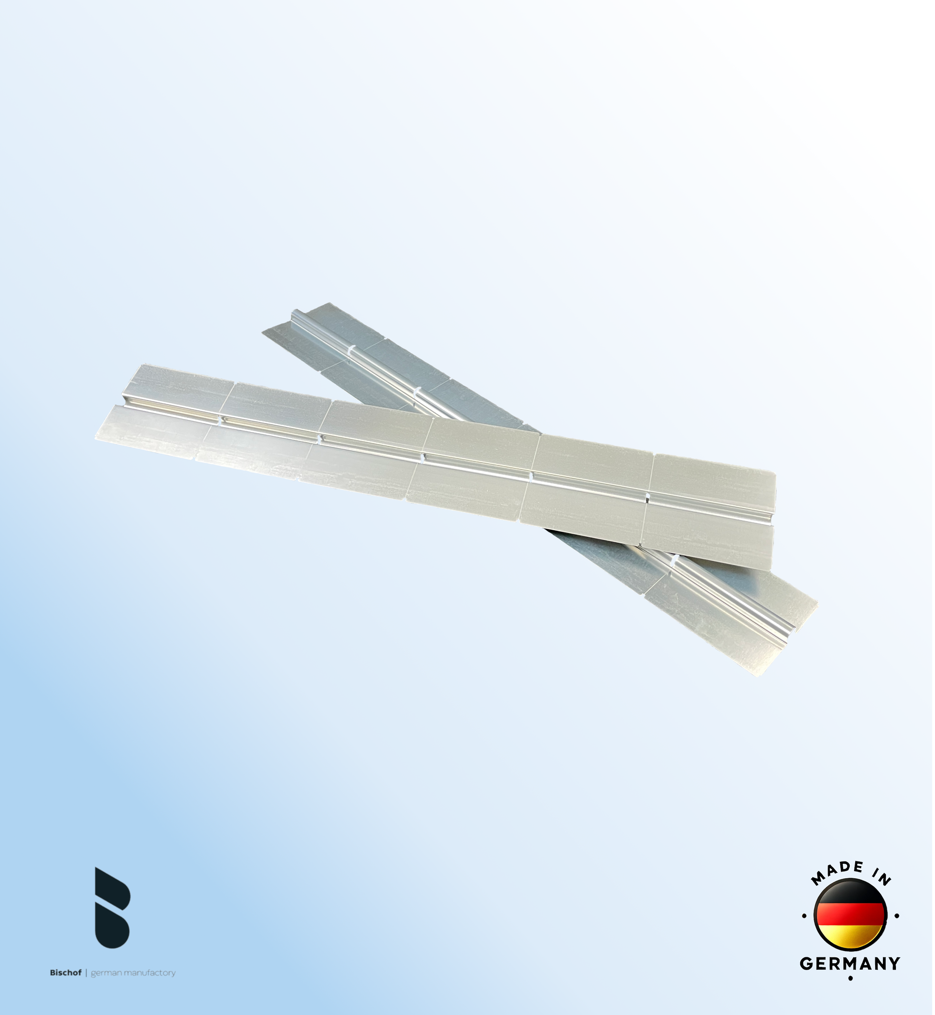 Wärmeleitblech für 16mm Rohr, Länge 75cm