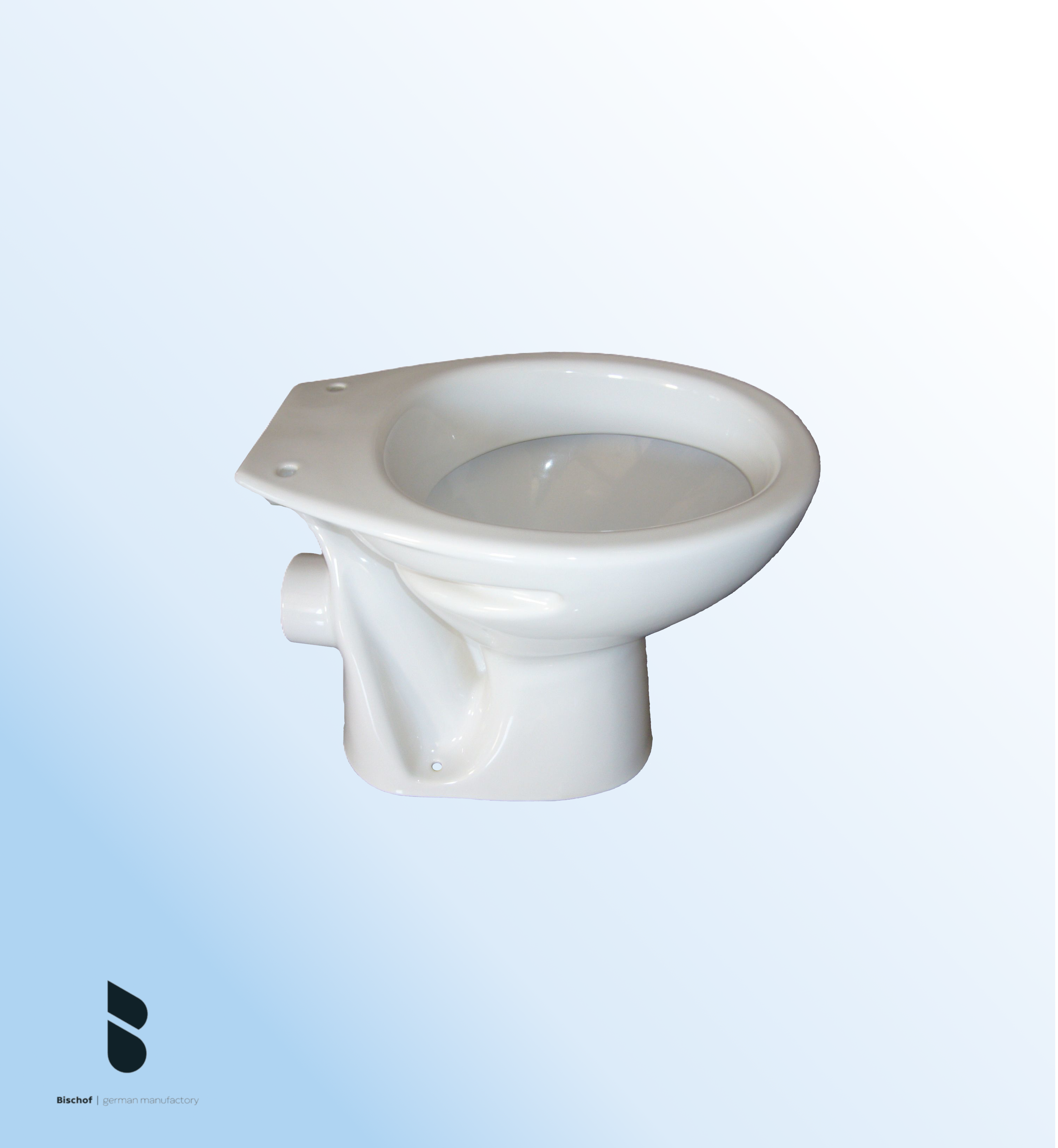 Stand WC weiß Tiefspüler