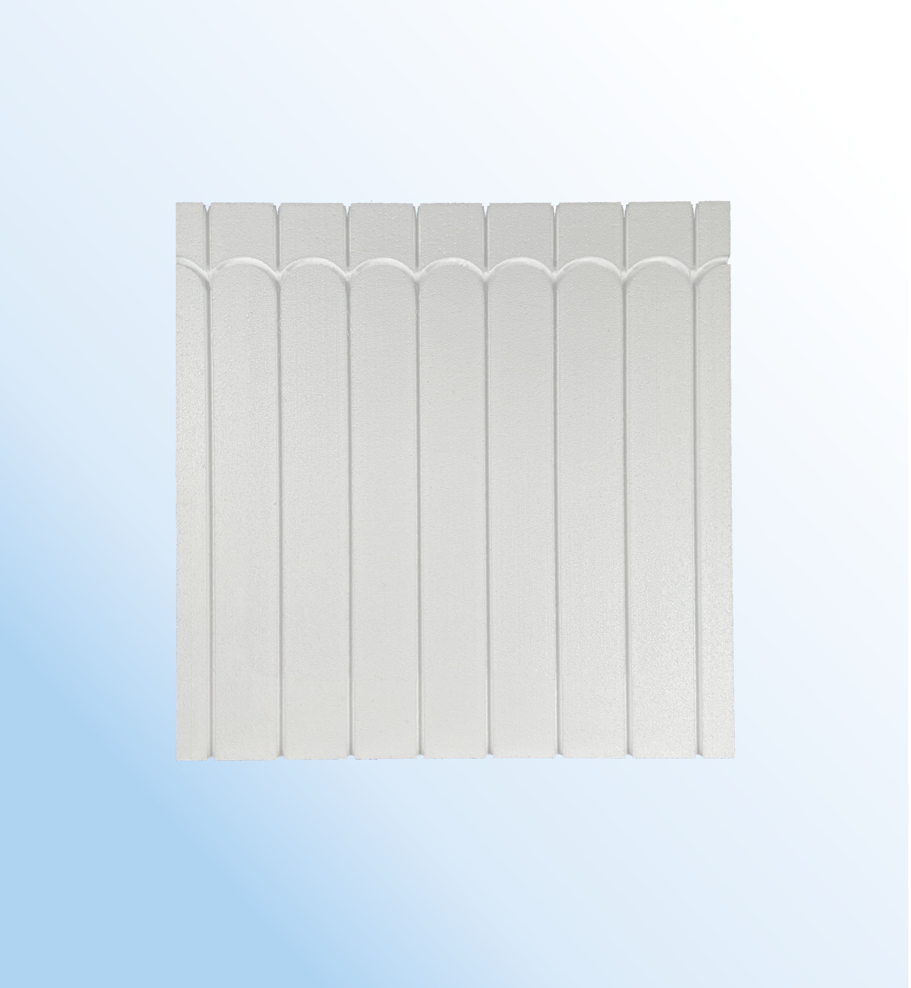 Trockenbausystem Verlegeplatte 1x1m, Stärke 25mm für Rohr 14x2mm, Verlegeabstand 125mm