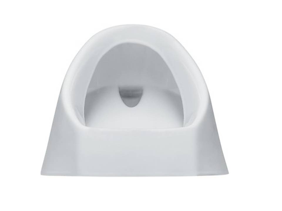 Urinal Zulauf verdeckt weiss