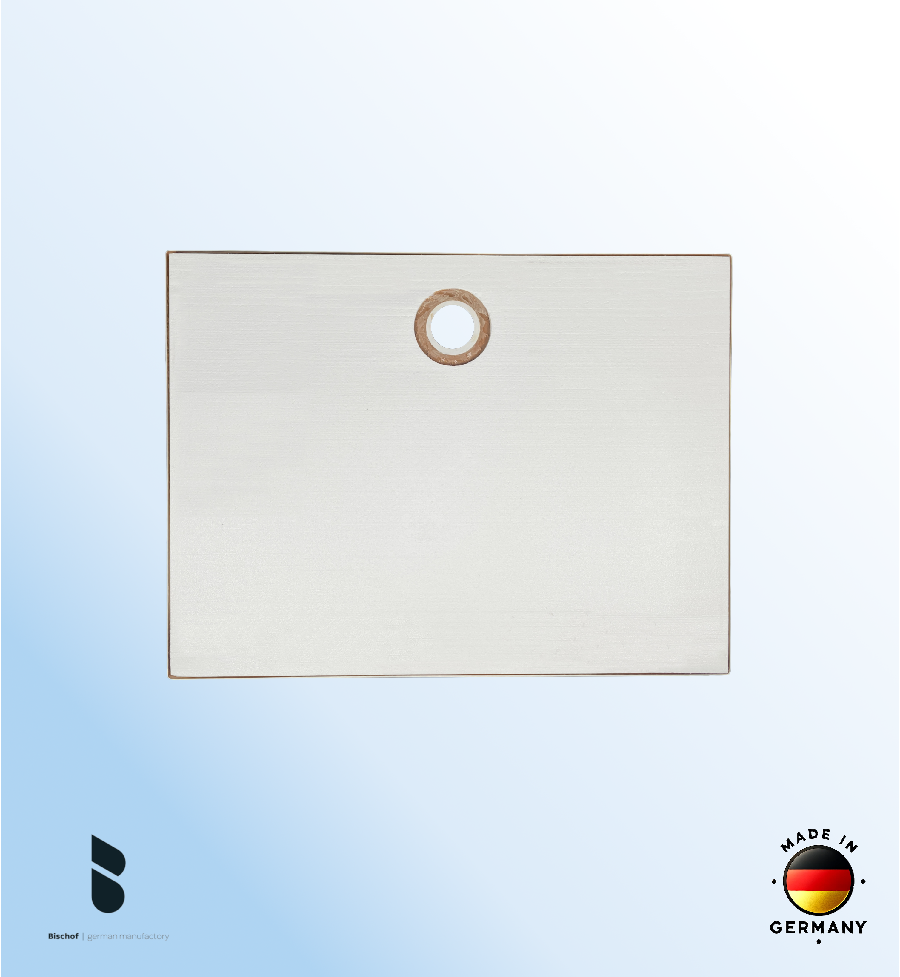 Duschwanne Hamburg 140x80x2,5cm weiß mit EPS Boden