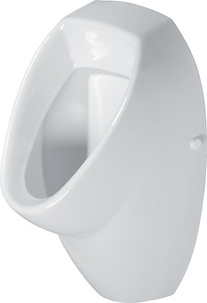 Urinal Zulauf verdeckt weiss