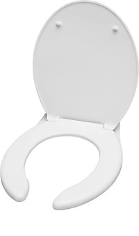 WC Sitz mit Hygieneausschnitt weiß